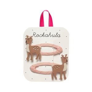 H2680B:Forest Deer Clips-BROWN