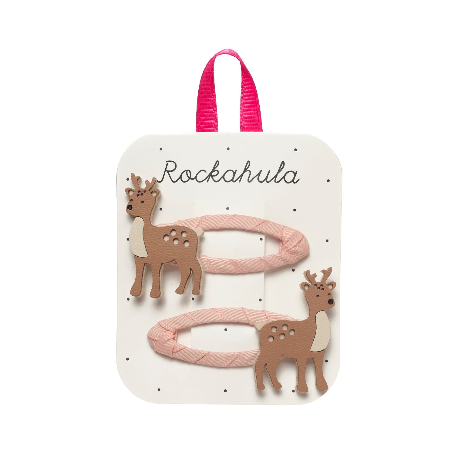 H2680B:Forest Deer Clips-BROWN