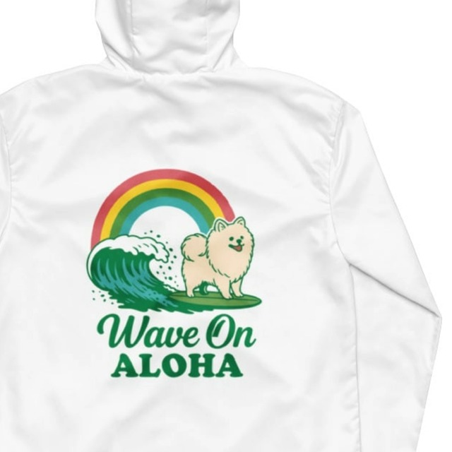 Wave on ポメラニアン メンズ ウインドブレーカー DA0035