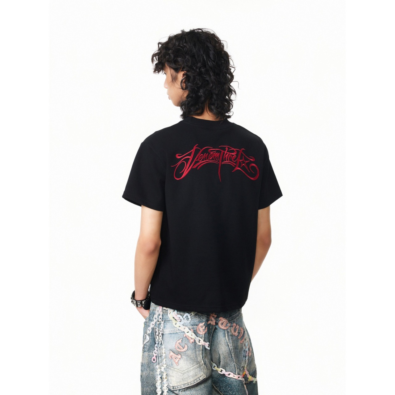 VINTAGE ストリート Sorona刺繍Tシャツ T2100