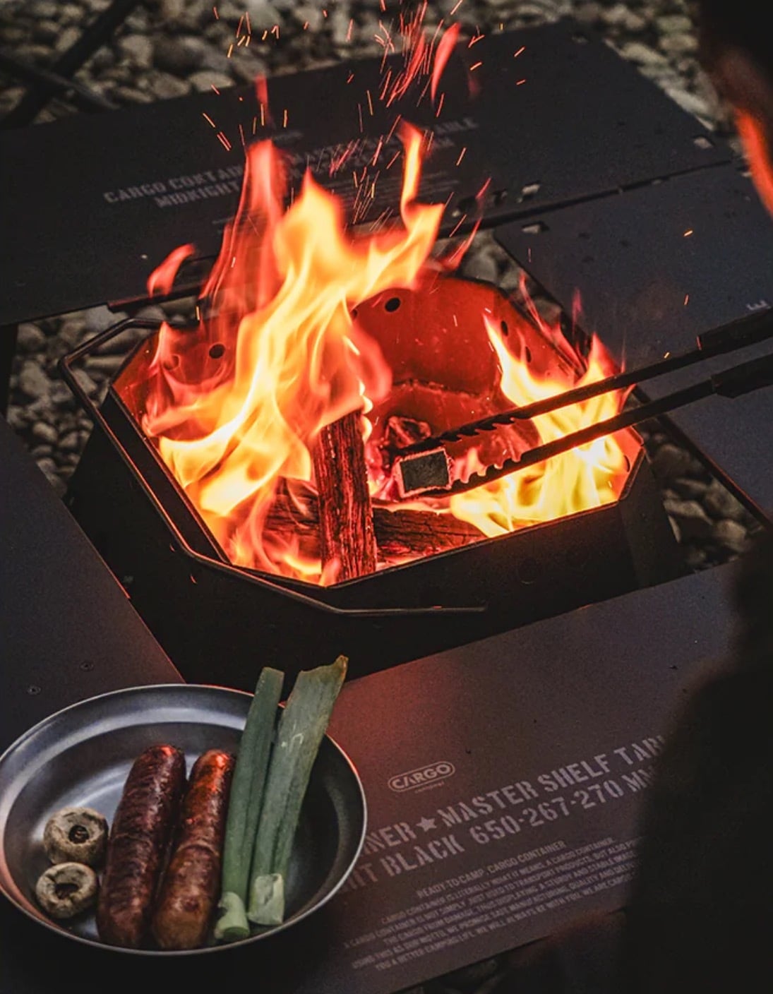 CARGO CONTAINER FIRE PIT MAX | OLIVE OUTDOOR EQUIPMENT
