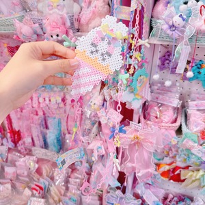 【P6】1-35うさぎのおばけアイスネックレス