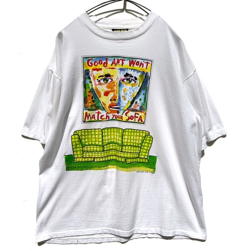 [Fred Babb - Made In USA] Vintage Art Print T-Shirt [1990s-] Vintage Art Print T-Shirt