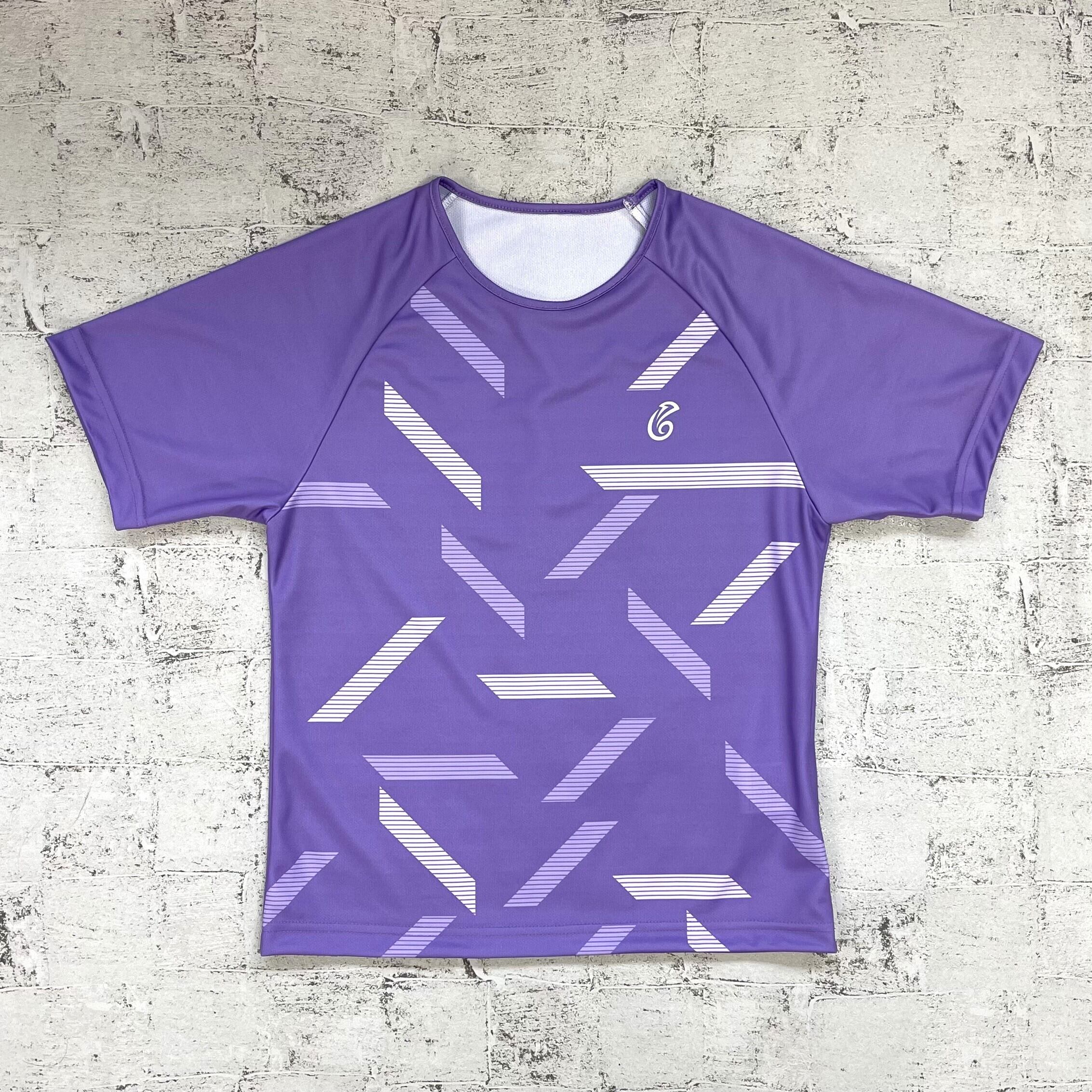 ジュニア 女子 ゲームシャツ 25JLSB【lavender × white】