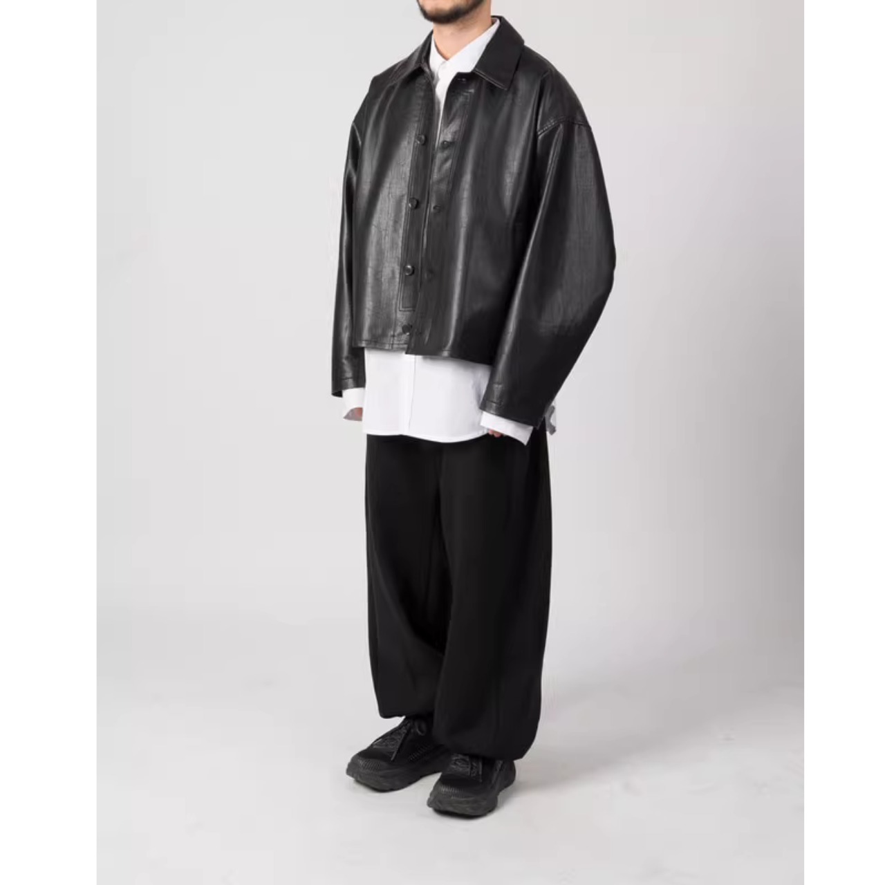 フェイクレザージャケット  　TB1817・画像3