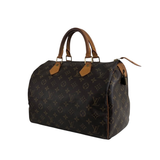 LOUIS VUITTON ルイヴィトン モノグラム ハンドバッグ ブラウン PVC/レザー ミニボストン スピーディ30 M41526 vintage ヴィンテージ オールド cdk84f