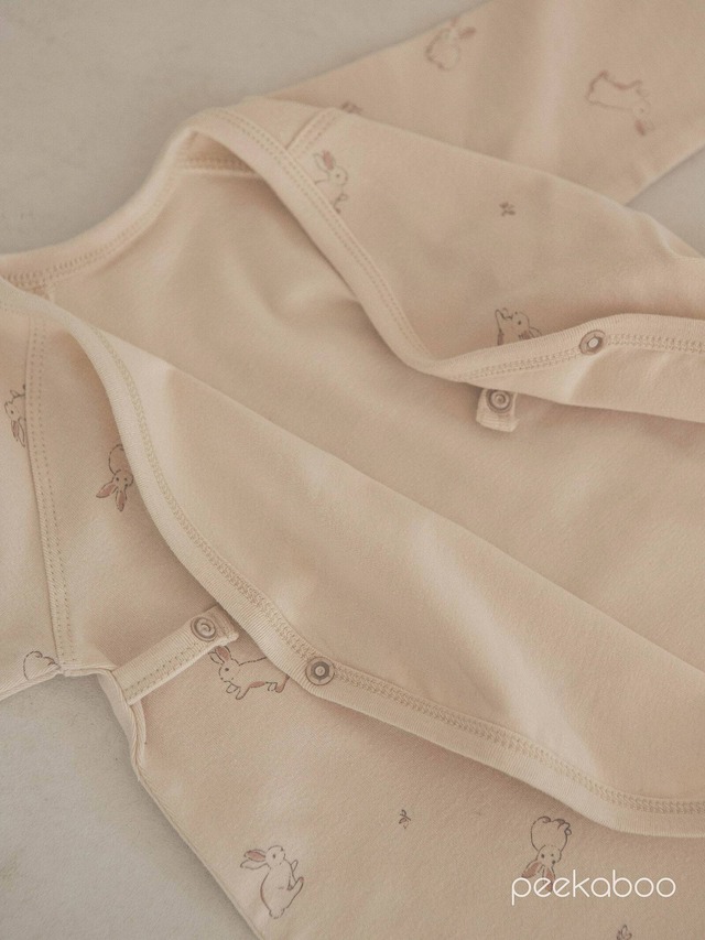 [peekaboo] rabbit body suits set