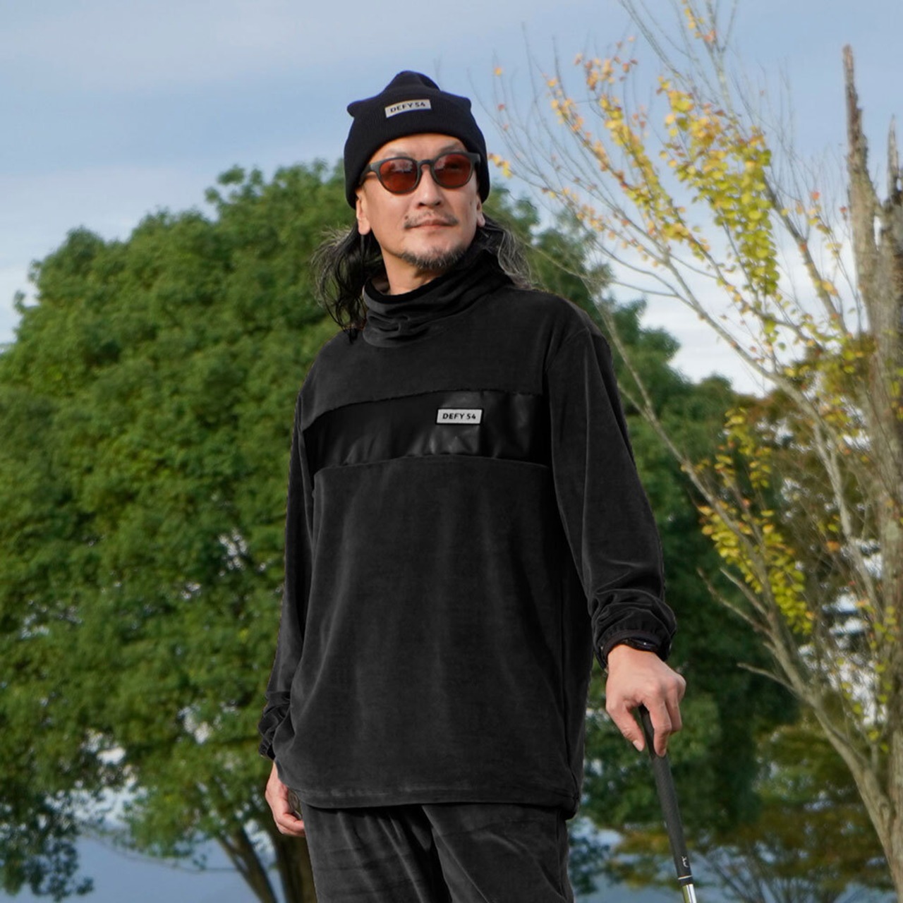 MARK VELOUR HI NECK AMG405006