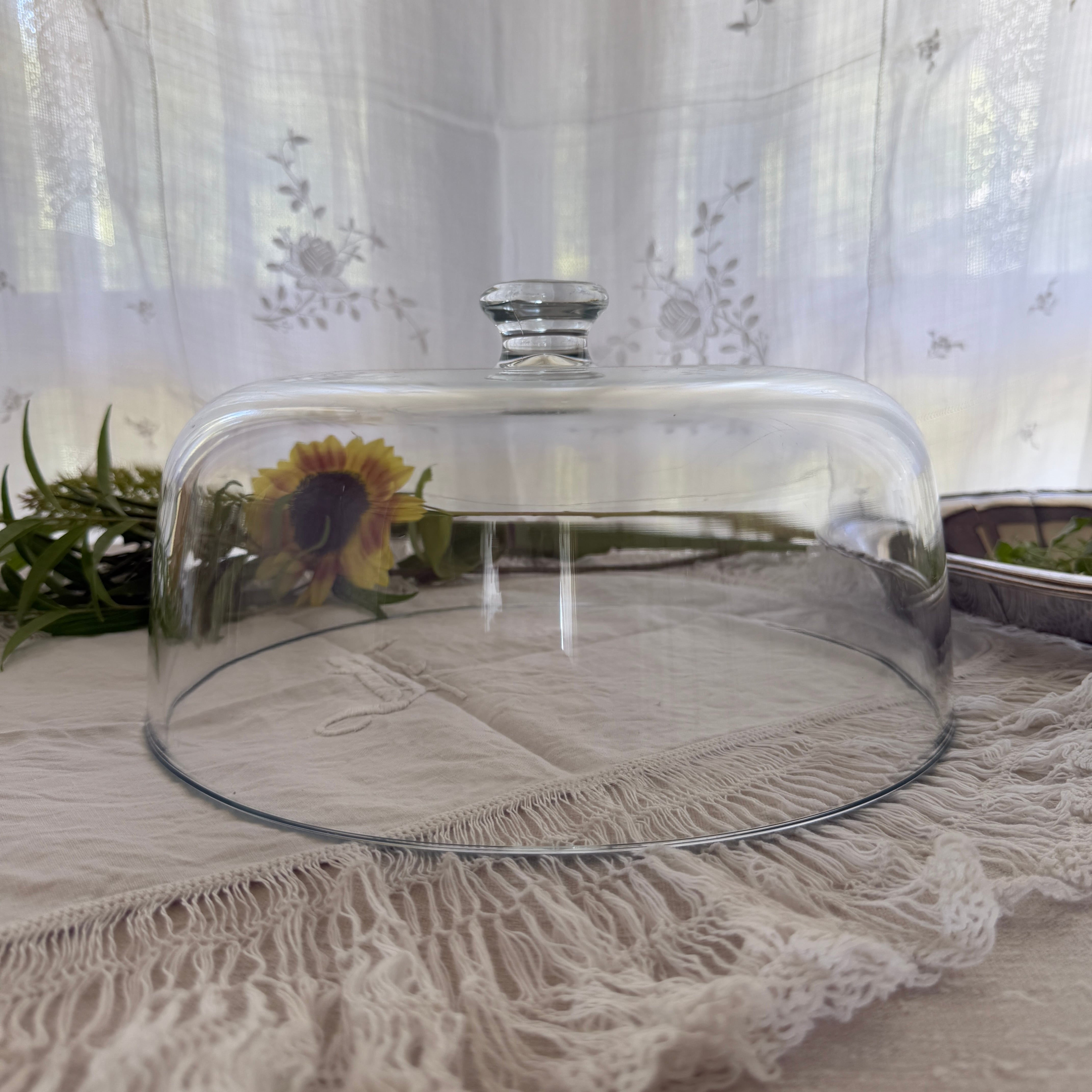 フランスアンティーク袋状カバー French Vintage Glass Dome/フランスヴィンテージのドーム型カバー
