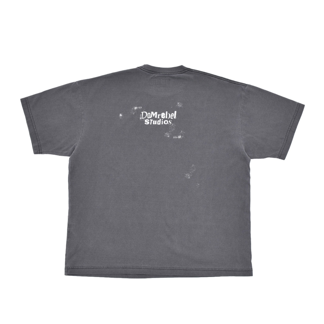 【DOMREBEL】SMITTEN - T-SHIRT FADED BLACK - 2