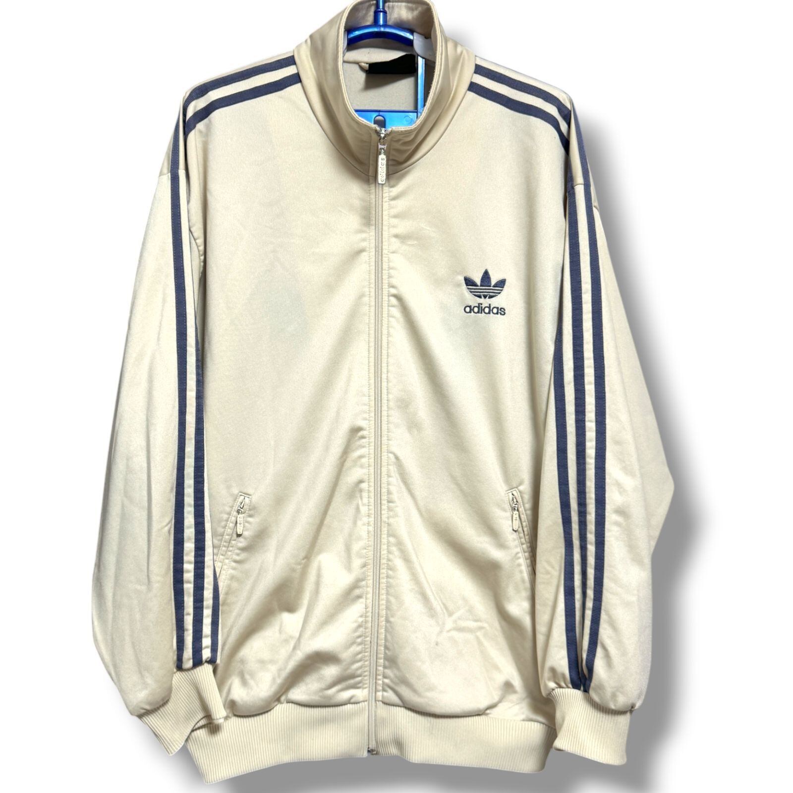 adidas アディダス ATP復刻 トレフォイル 刺繍ワンポイント ホワイト