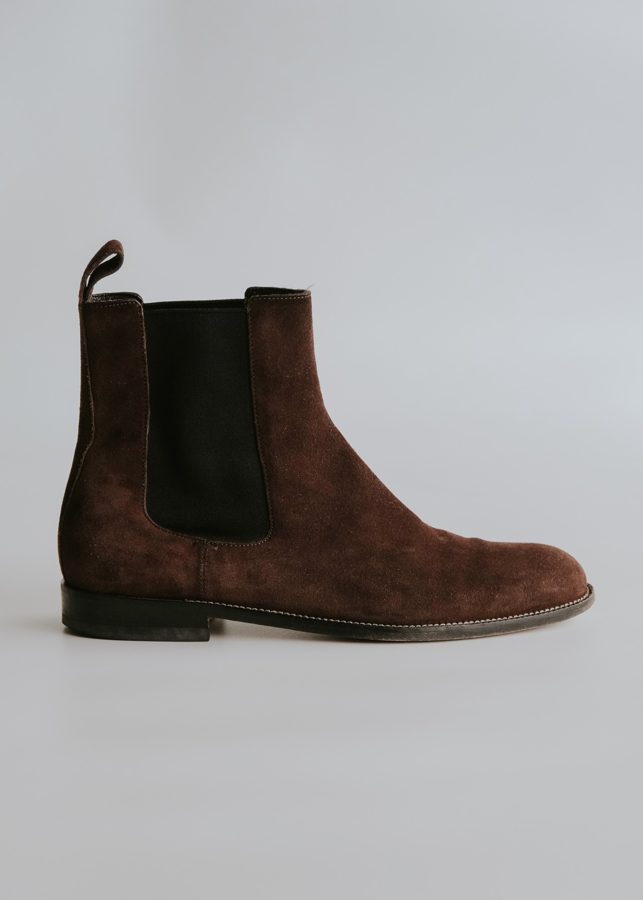 00-10's GUCCI suede leather side gore boots