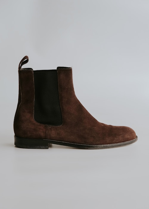 00-10's GUCCI suede leather side gore boots