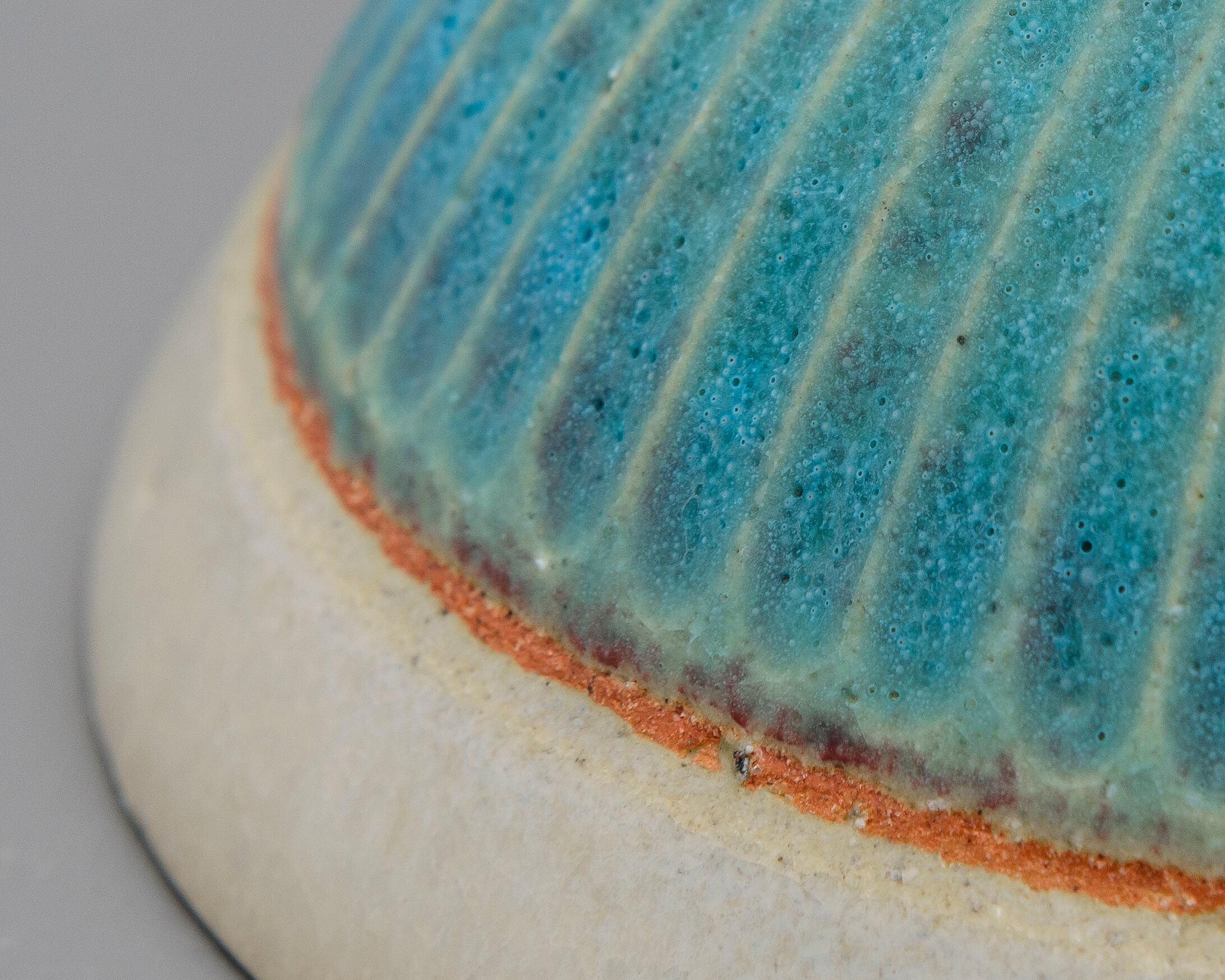 ご飯茶碗／シノギ／トルコ青UTSUWA