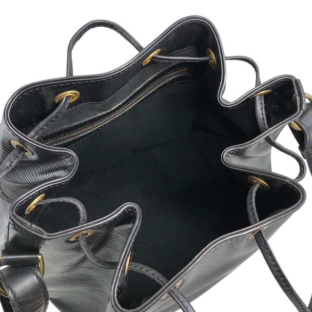 LOUIS VUITTON ルイヴィトン エピ ショルダーバッグ ブラック レザー ノエ 巾着 vintage ヴィンテージ オールド jpzhvn
