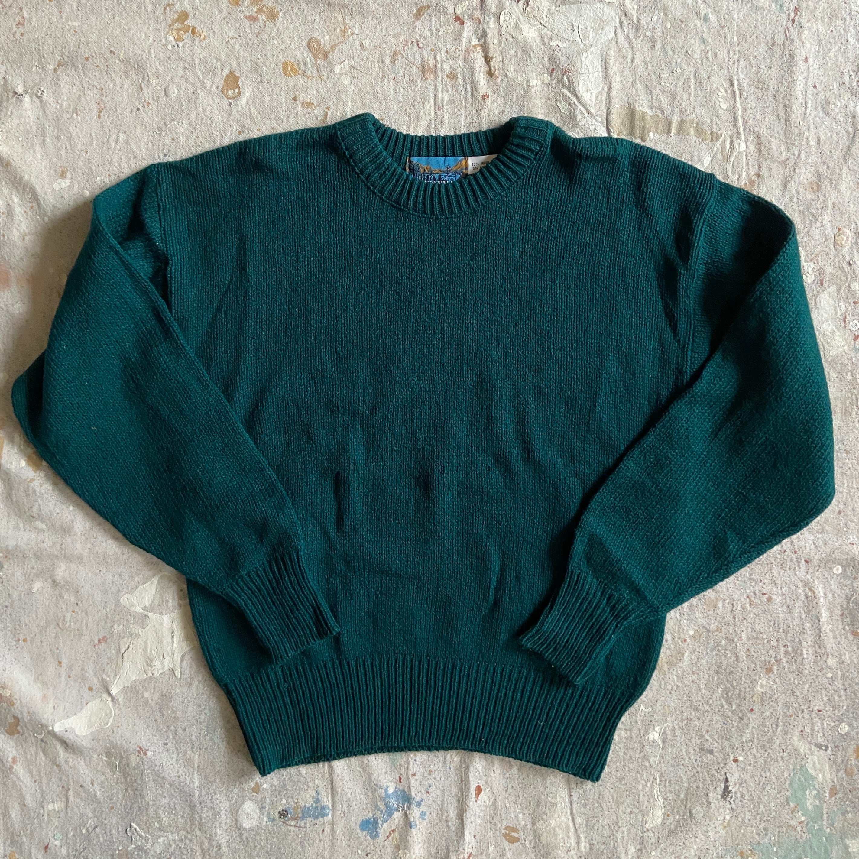 1990s Timber Valley Wool Sweater M Made in USA G101