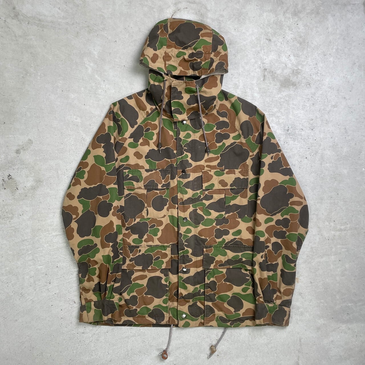 80年代 TROPHY-CLUB ハンティングカモフラ柄 マウンテンパーカー