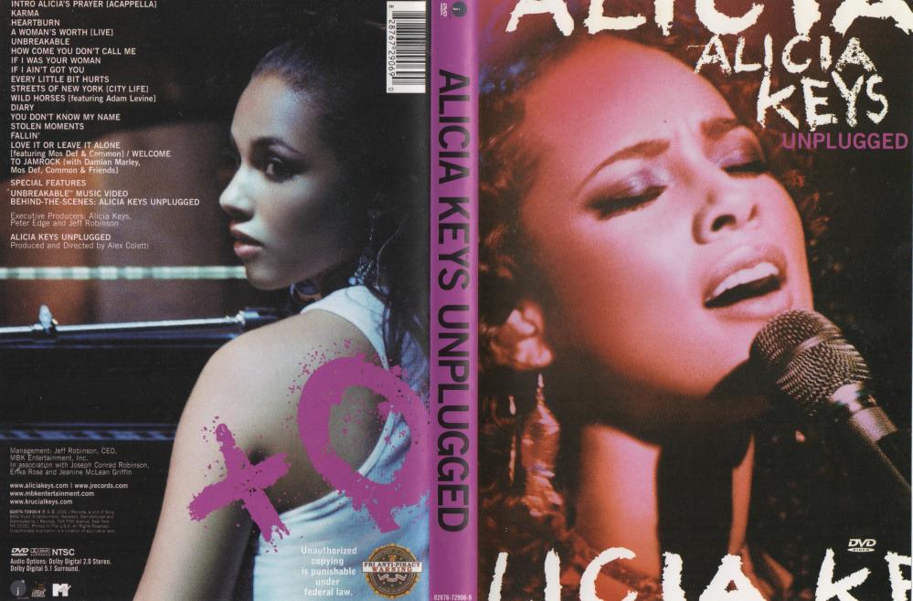 DVD】ALICIA KEYS / MTV Unplugged | COMPACT DISCO ASIA
