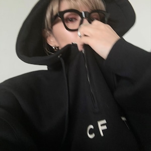 【受注 12月下旬入荷予定】CFT. logo sweat hoodie/black