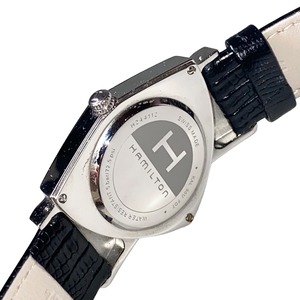 HAMILTON black dial quartz watch “VENTURA”