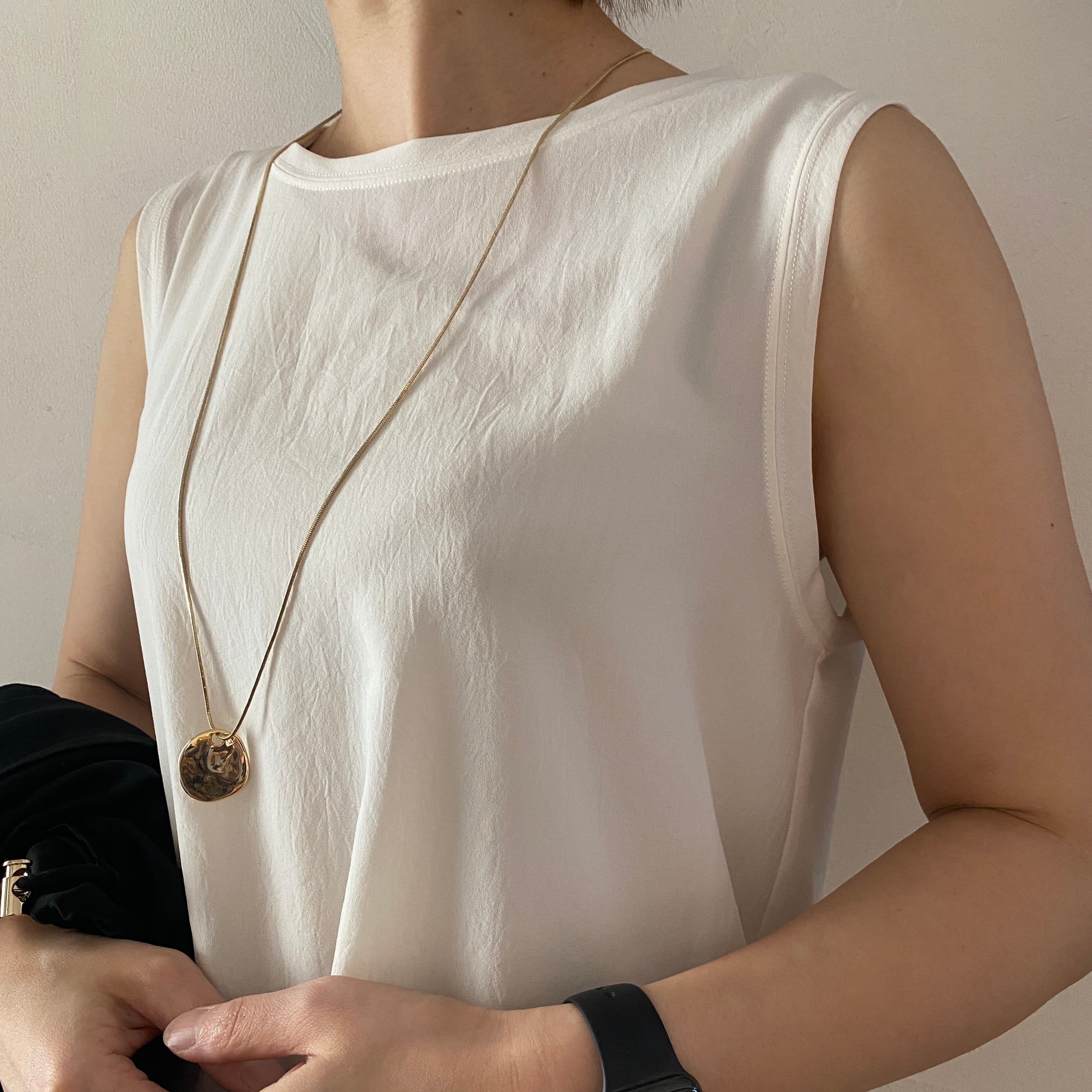 新色追加【dolly-sean/ヤマトドレス】ジョーゼットラウンドヘムタンクトップ　M8522