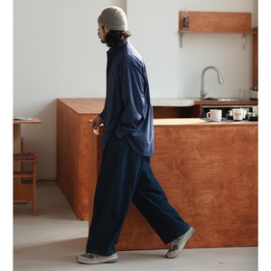 Wide volume denim pants 0253