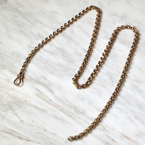 antique victorian 9ct gold chain necklace