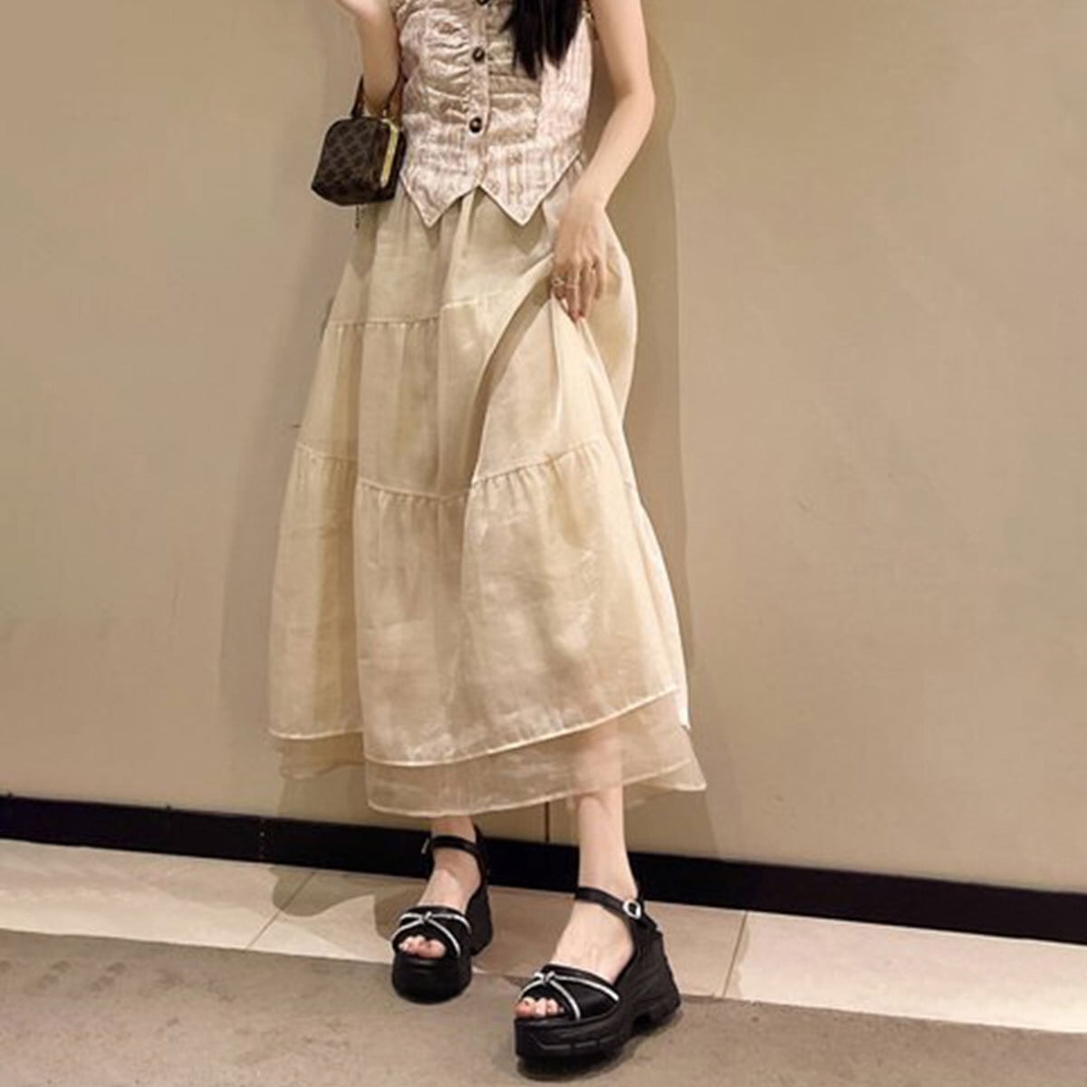 厚底 サンダル オープントゥ レディース 春夏 韓国 サマーサンダル きれいめ 大人 かわいい おしゃれ リボン ラインストーン キラキラ 歩きやすい 疲れにくい アンクルストラップ 美脚 脚長 大人可愛い 大人女子