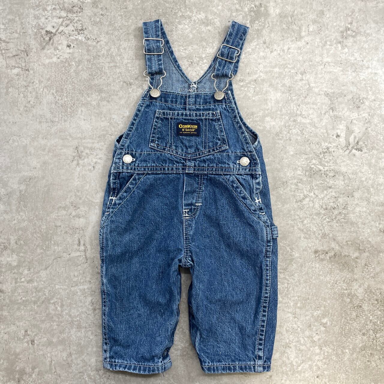 OshKosh ダークブルー デニムオーバーオール OshKosh ダークブルー デニムオーバーオール OSHKOSH Overall