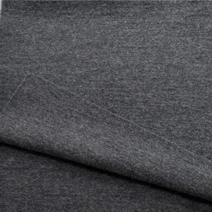 ★NY038◆2m◆ウール100%両面弱毛羽立ちニット生地◆チャコールグレー
