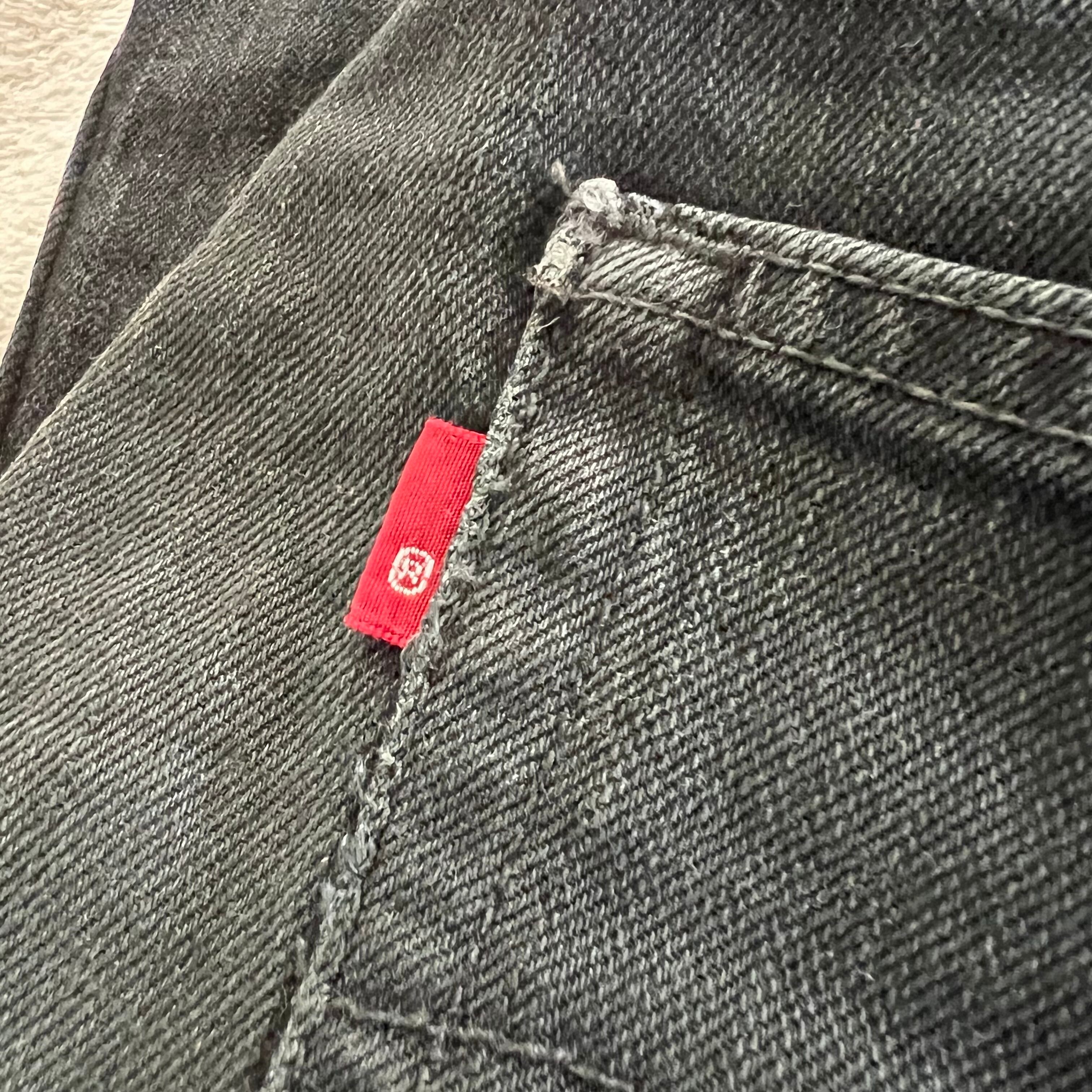 Levi's 519 W29×L32 リーバイス ブラック デニム スリムストレート