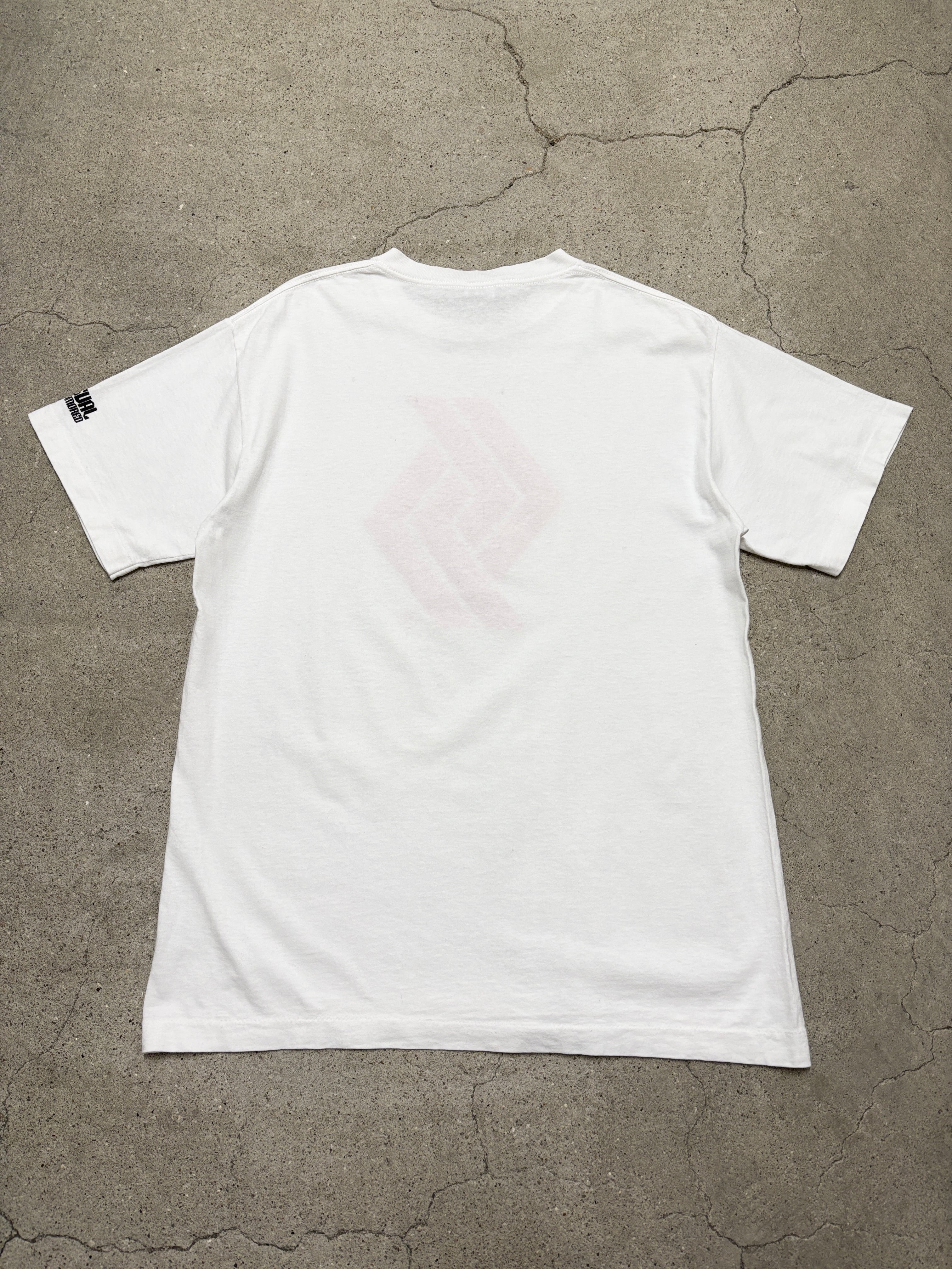 00s OLD STUSSY × WTPAS/Graphic print Tee/USA製/銀タグ/L