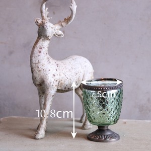 フラワーベース　メタルリングカップベース｜キャンドルを入れる　花瓶　