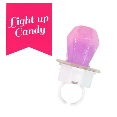 LIGHT UP CANDY【RING】PINK x PURPLE