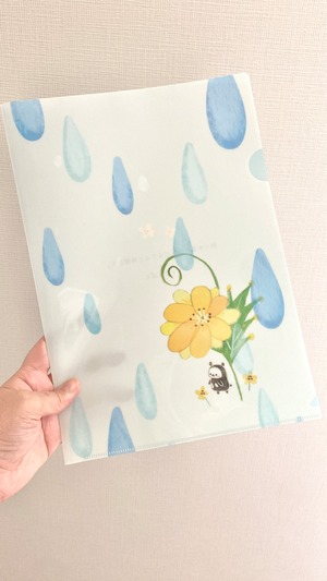 『雨があがったら。』クリアファイル