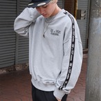 袖ロゴトレーナー