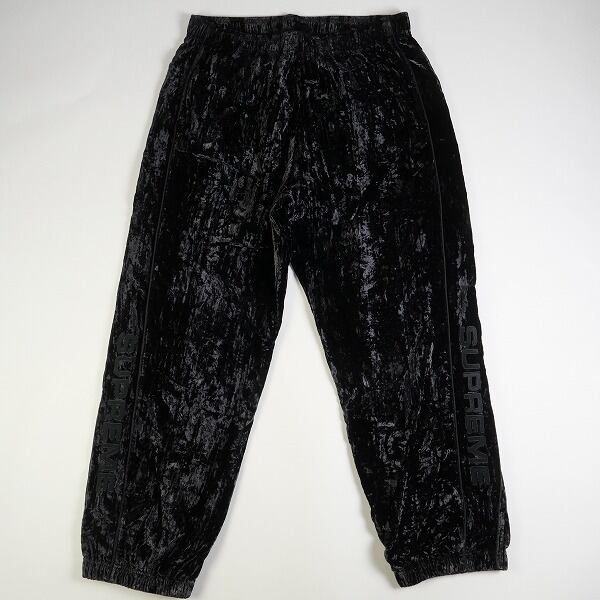 supreme Crushed Velvet Track PantサイズLです