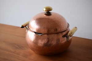 銅製　両手鍋　※1点物