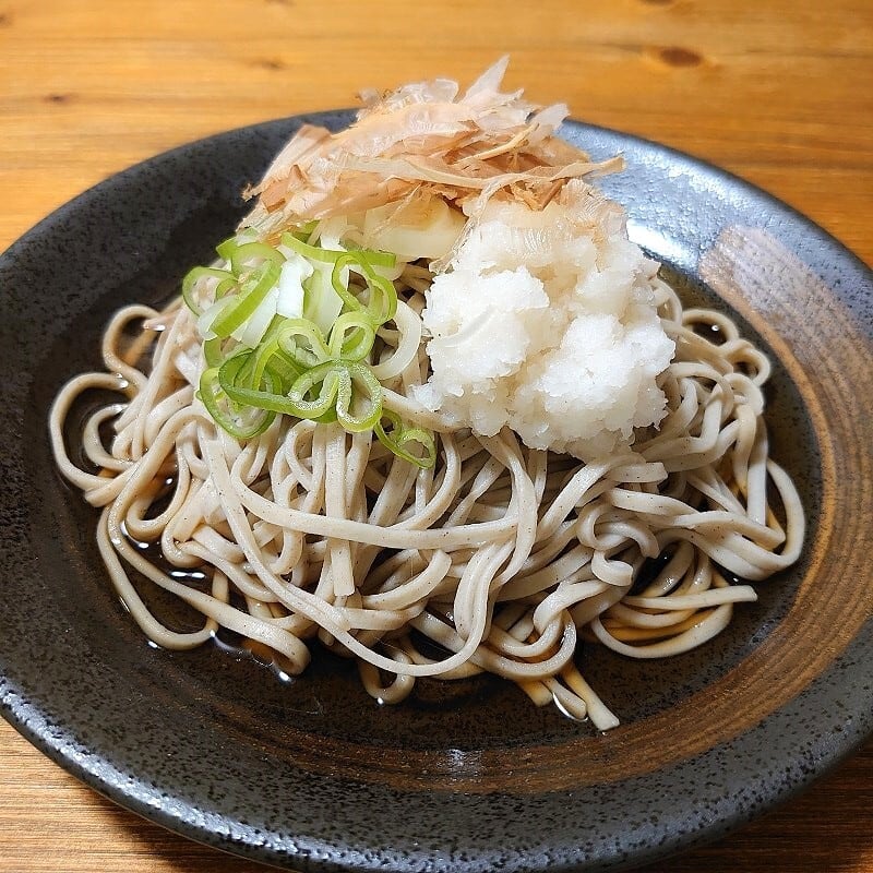 恐竜渓谷かつやまオリジナル 恐竜そば 2人前 国内産そば粉使用 つゆ付