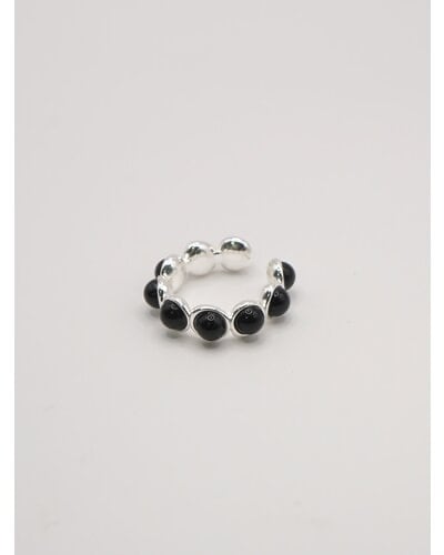 【CHIGNON】[0055-345SH] 9オニキスリング