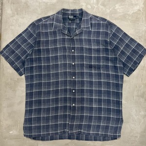 Polo Ralph Lauren Ombre Check Shirt”100% Linen ”