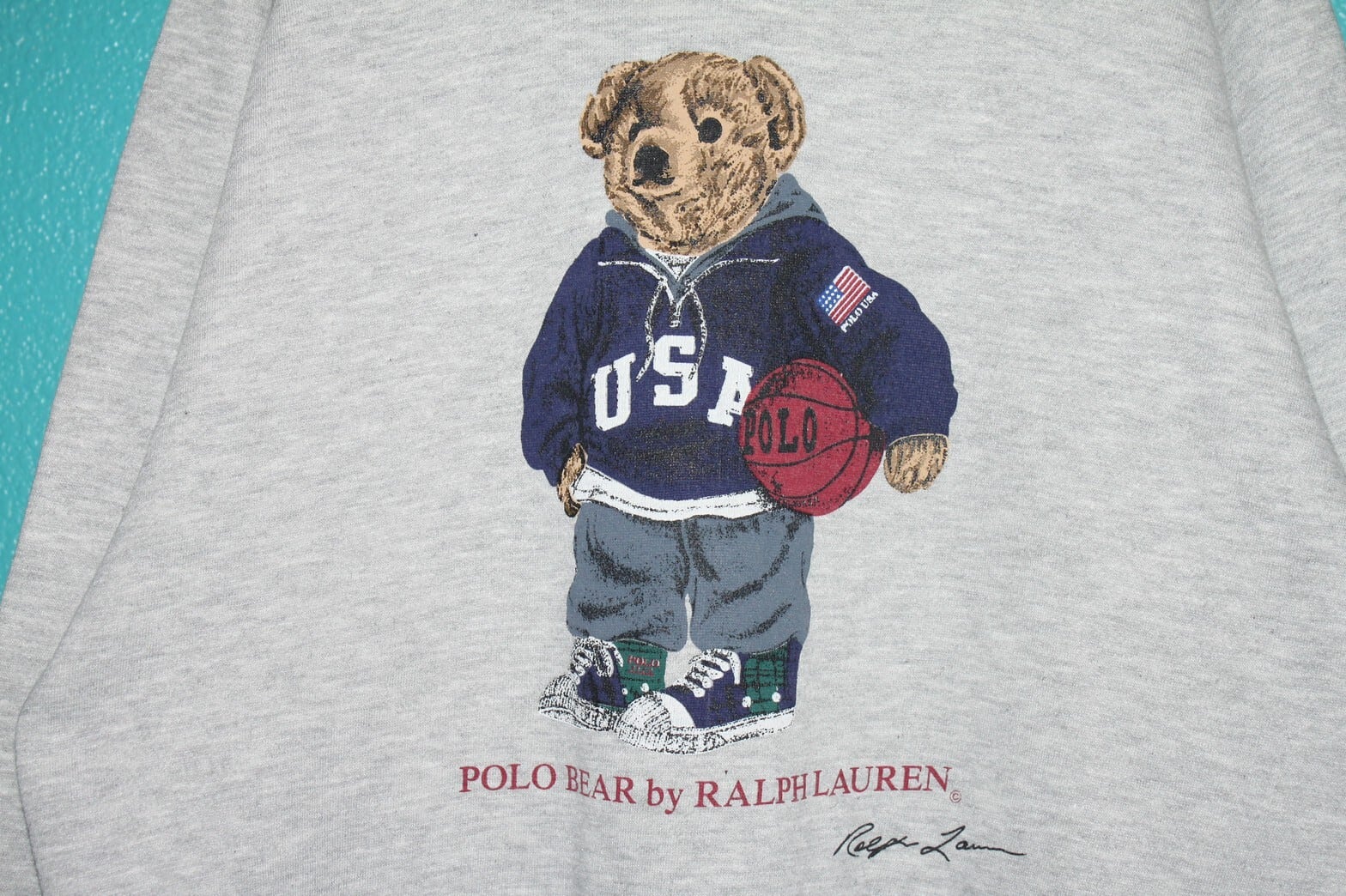 90s Ralph Lauren POLO BEAR Big Logo Sweat Shirt | VOLAR