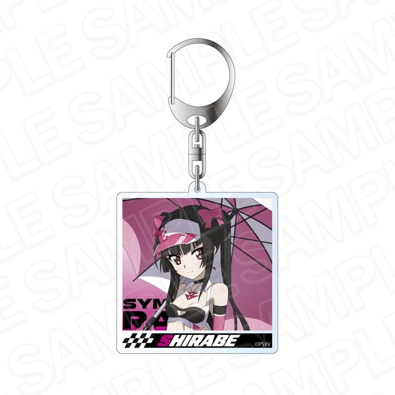 戦姫絶唱シンフォギアXV ホログラムアクリルキーホルダー 月読 調 SYMPHOGEAR RACING ver.