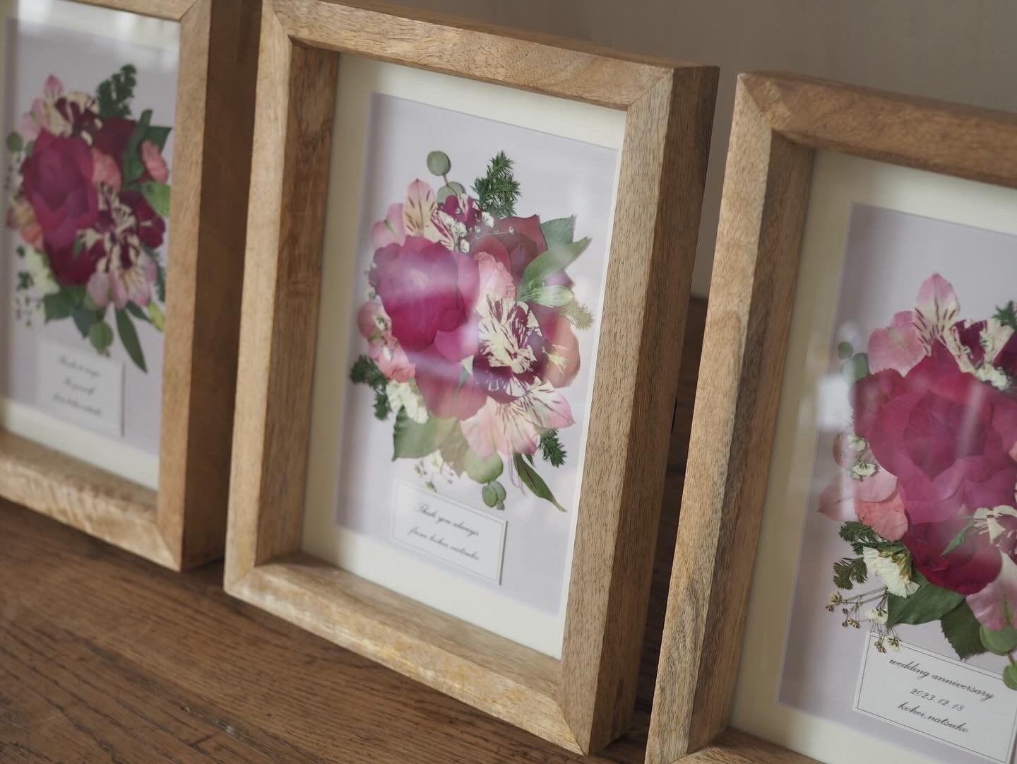 予約商品】押し花〈A3サイズ〉 生花から押し花に仕立てるオーダー