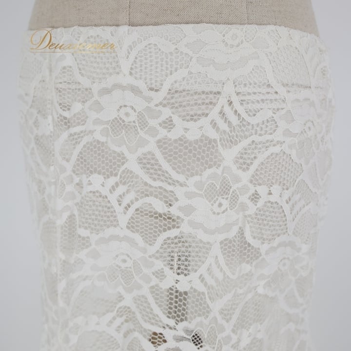 ベリーダンス オリエンタル 衣装 スカート ホワイト系 白 レース