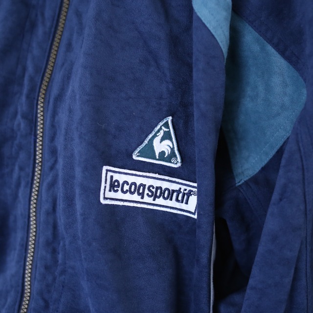 "le coq sportif" good switching color back logo embroidery track jacket