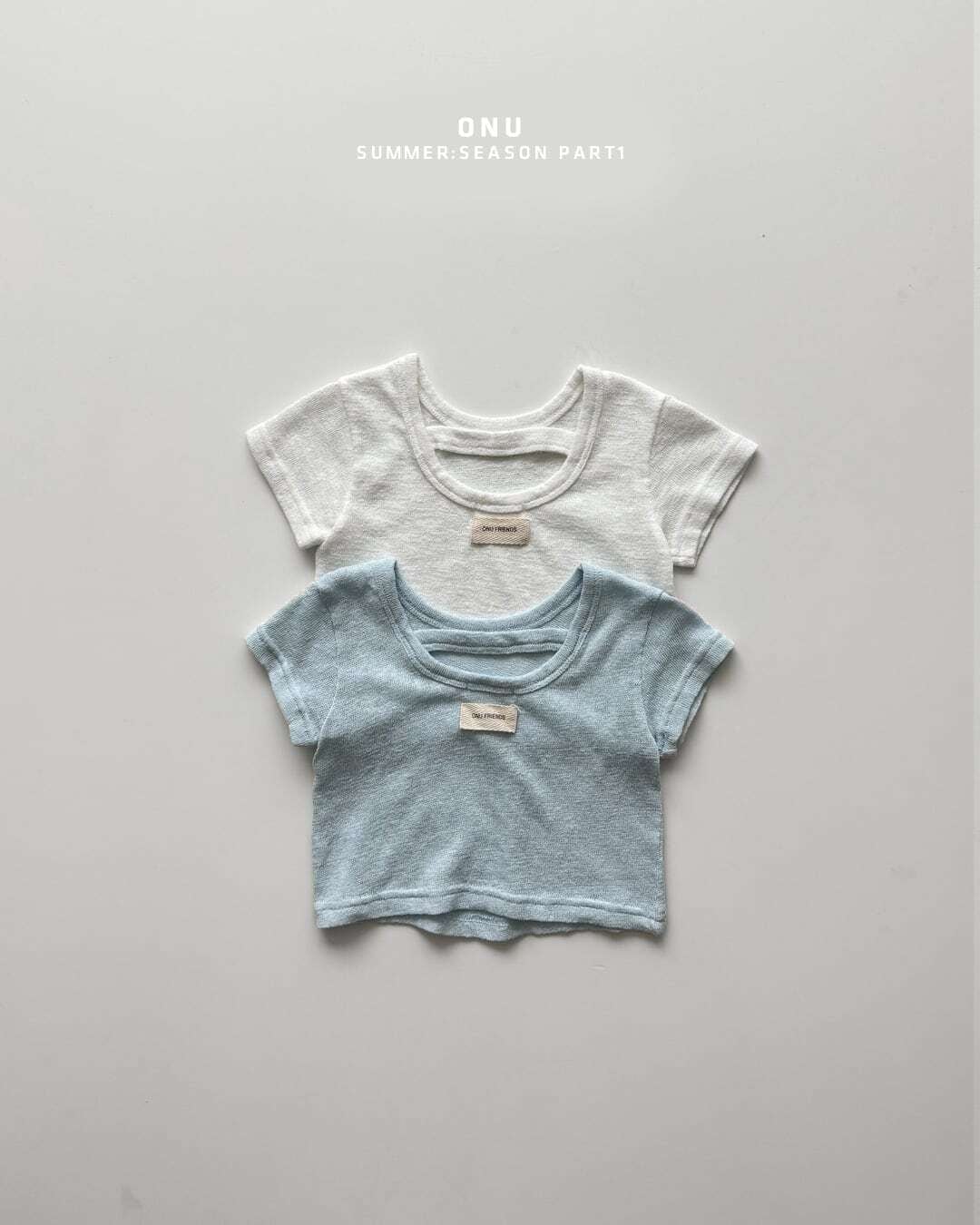 【予約】onu U-neck short-sleeve T