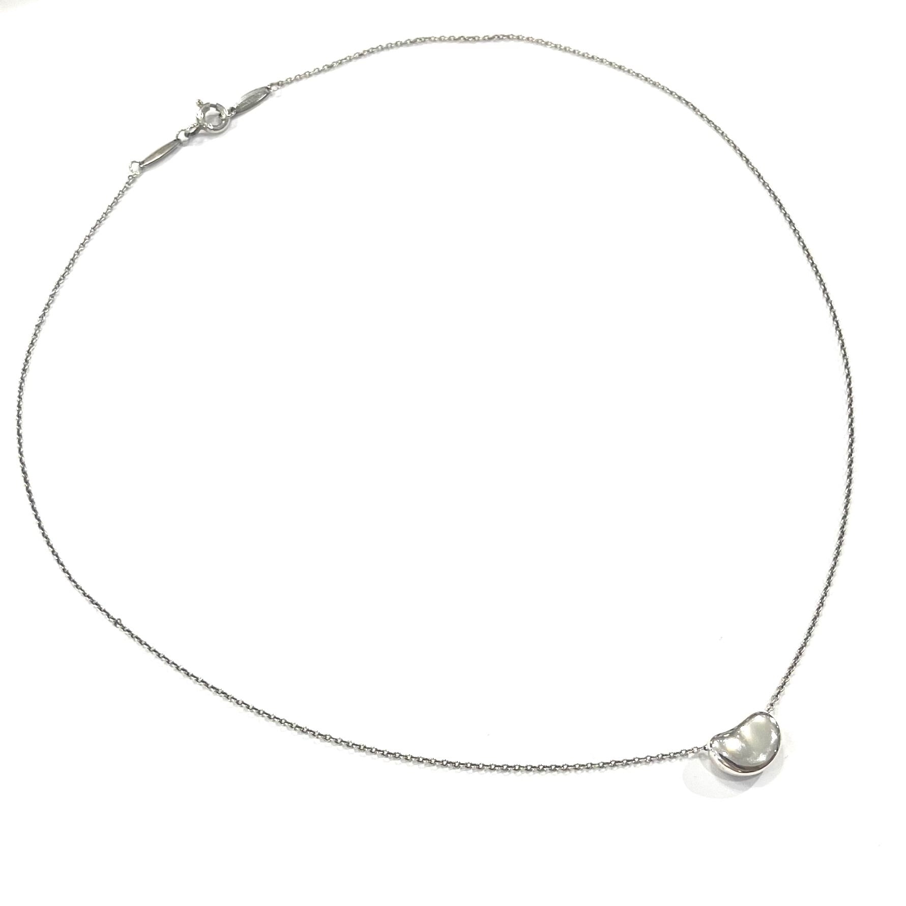 TIFFANY&CO.】T2845 幸福ミニビーン ネックレス／Elsa Peretti／自然美