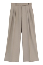 MANOF TUCK WIDE PANTS