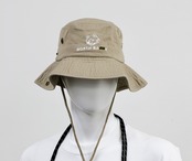 NORTH BARRRY クマロゴ／Safari Hat twill